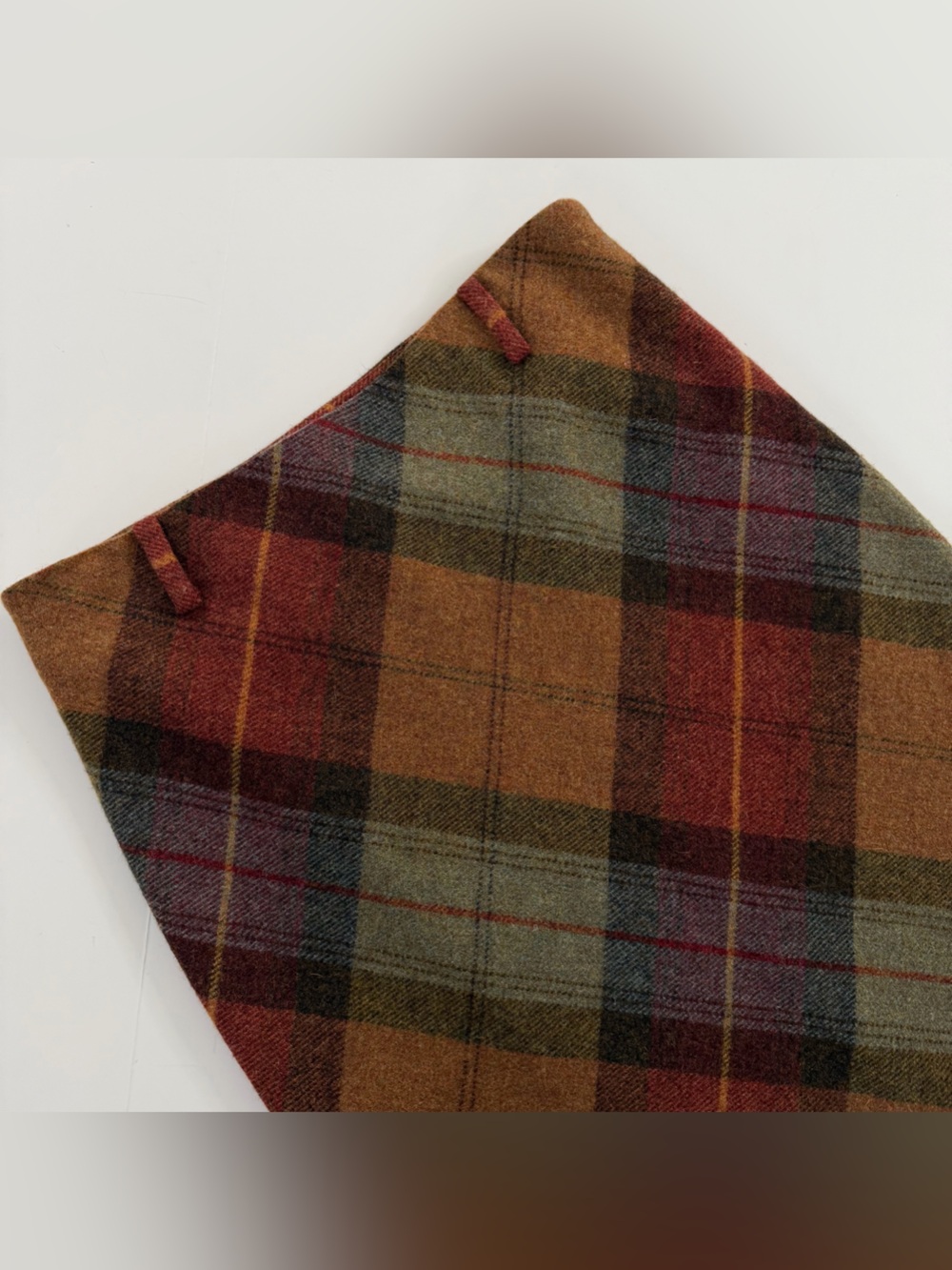 Vintage Ralph Lauren Skirt Womens 8 100% Wool Plaid Equestrian - Picture 3 of 6